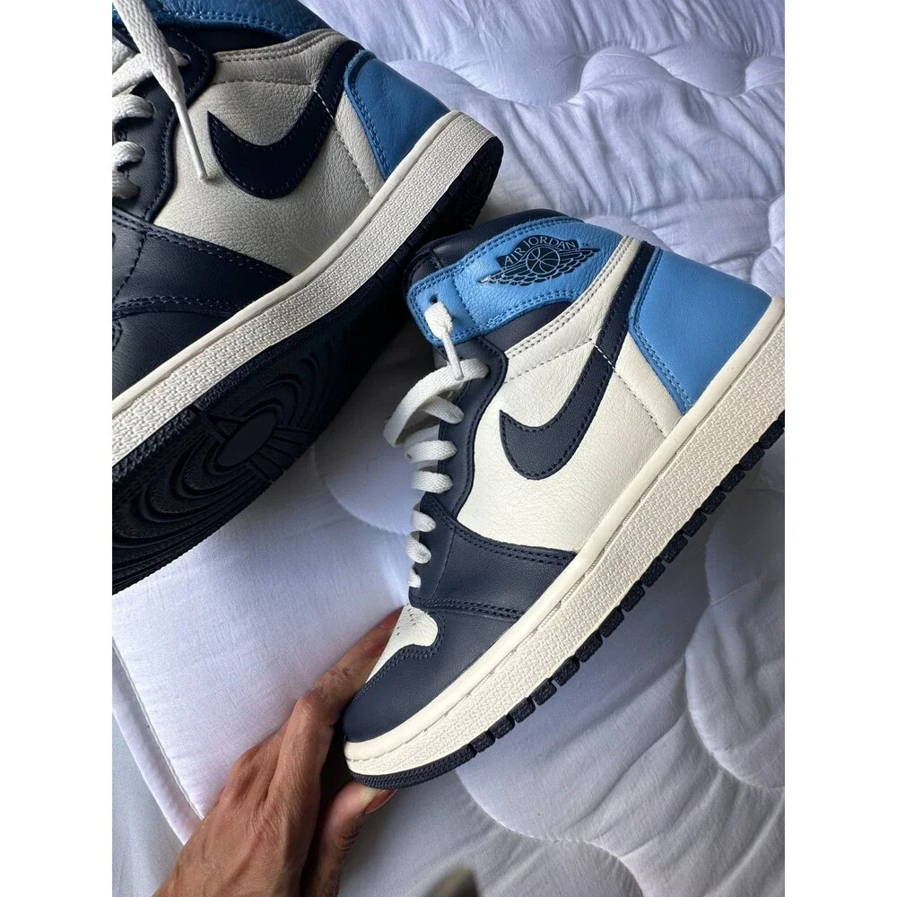 Size 9 - Jordan 1 Retro OG High Obsidian NWOT No nox